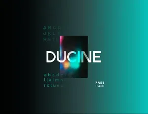 DUCINE Sans Serif font