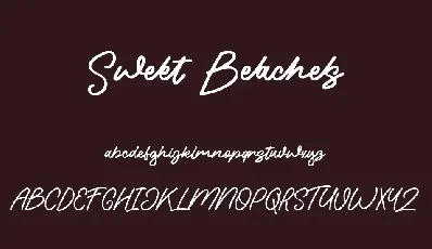 Sweet Beaches font