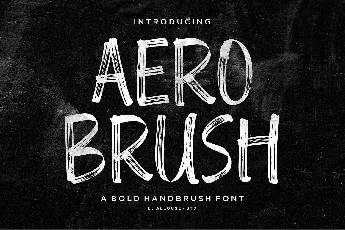 Aero Brush font