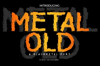 Metal Old font