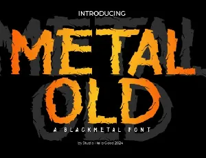 Metal Old font