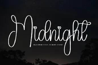 Midnight Script Typeface font