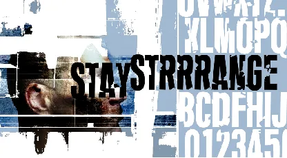 Stay Strrrange font