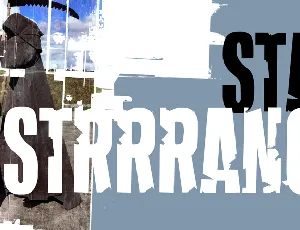 Stay Strrrange font