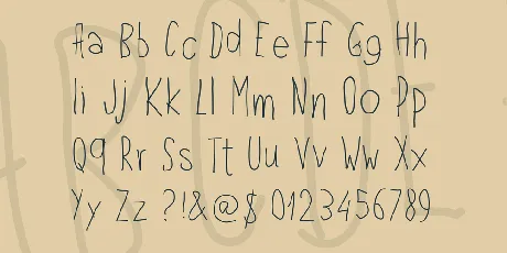 PWLeftHand font