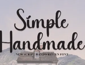 Simple Handmade font