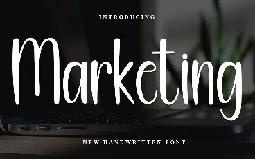 Marketing font