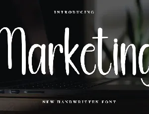 Marketing font