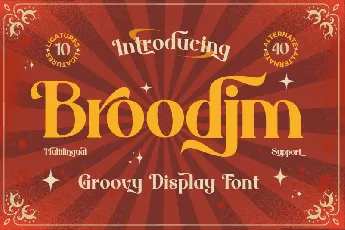 Broodim font