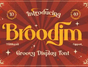 Broodim font