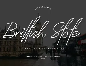 Brittish State font