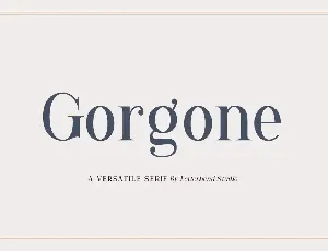 Gorgone font