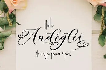 Andeglei Duo font