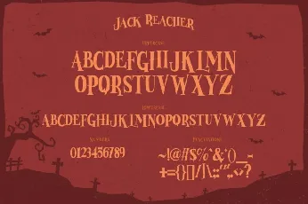 Jack Reacher Typeface font
