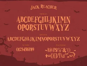 Jack Reacher Typeface font