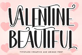 Valentine Beautiful Display font