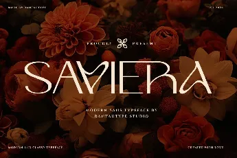 Saviera font