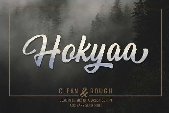 Hokyaa font