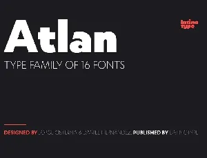 Atlan Family font