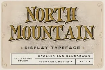 North Mountain Display font