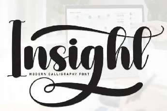 Insight Script font