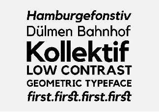 Kollektif Typeface font