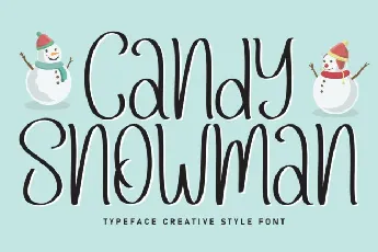 Candy Snowman Script font