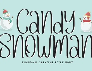 Candy Snowman Script font