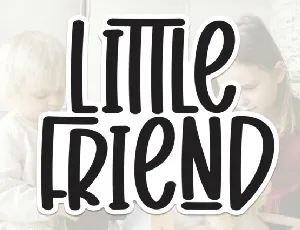 Little Friend Display font