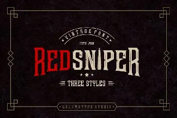 Redsniper Vintage font