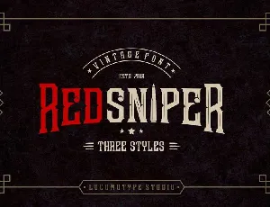 Redsniper Vintage font