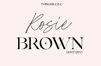 Rosie Brown font