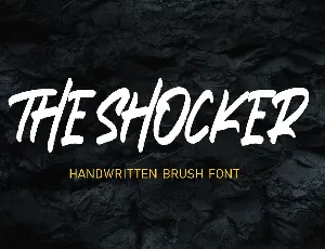 THE SHOCKER font