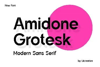 Amidone Grotesk font