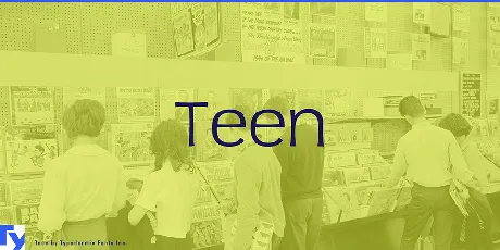 Teen font