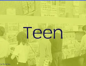 Teen font