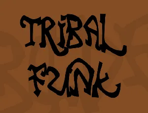 Tribal Funk font