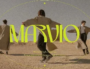 Marvio Display font