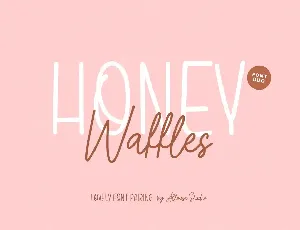 Honey Waffles font