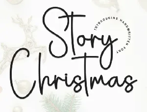 Story Christmas font