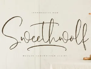 Sweethwolf font