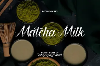 Matcha Milk font