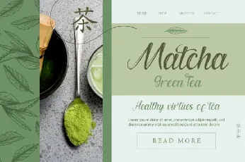 Matcha Milk font