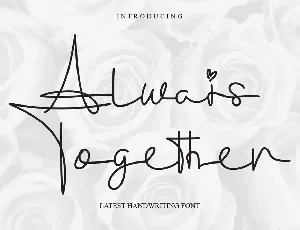 Always Together font