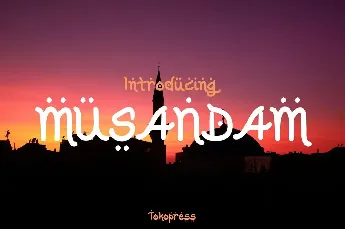 Musandam font