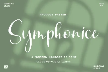 Symphonice font