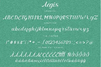 Aegis font