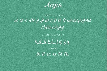 Aegis font