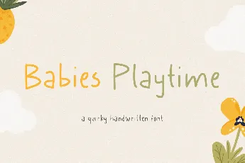 Babies Playtime font