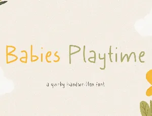 Babies Playtime font